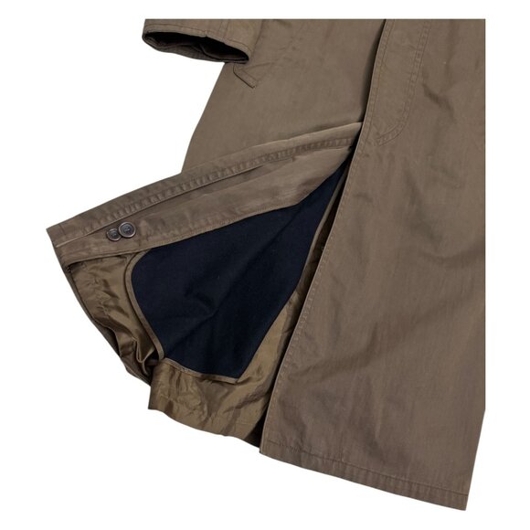 BUGATTI Vintage 90s Luxury Designer Business Casual Trench Coat Mens Large - Picture 5 of 10